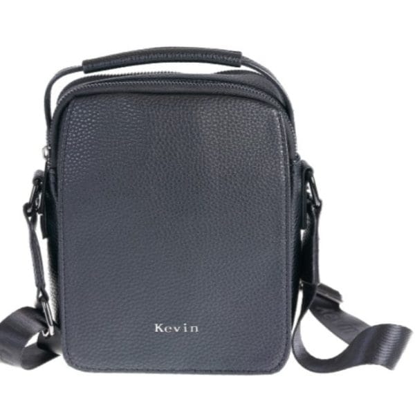 Ανδρική τσάντα ώμου Kevin jeans, μαύρο ,iza303 5221